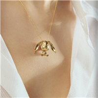 Collana Gianni Carità Donna Goldies in Oro giallo Diamante Brown 0.02 Ct 18KT/P1/OG- - 18KT/P1/OG-